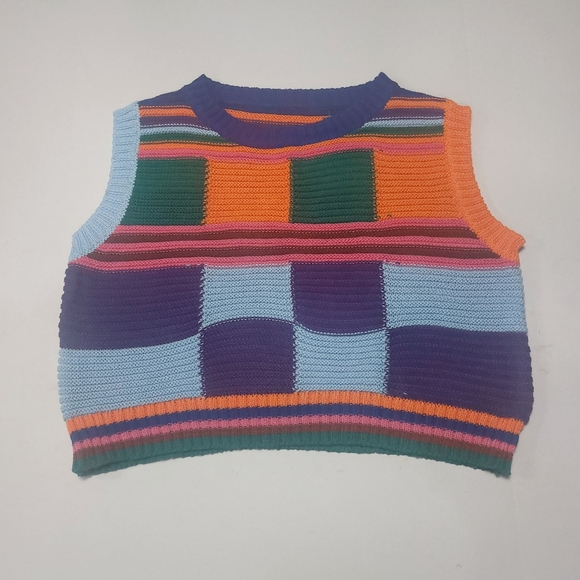 NWNT Women's Multicolor Knit Top Size Small. - Picture 7 of 9